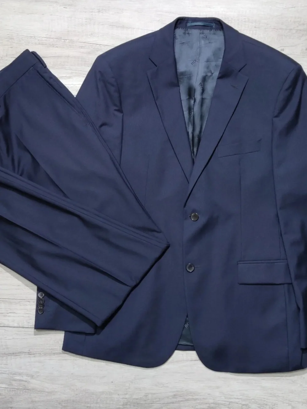 Hugo Boss cobalt blue suit Trabaldo Togna 1840 Slim Fit  40S